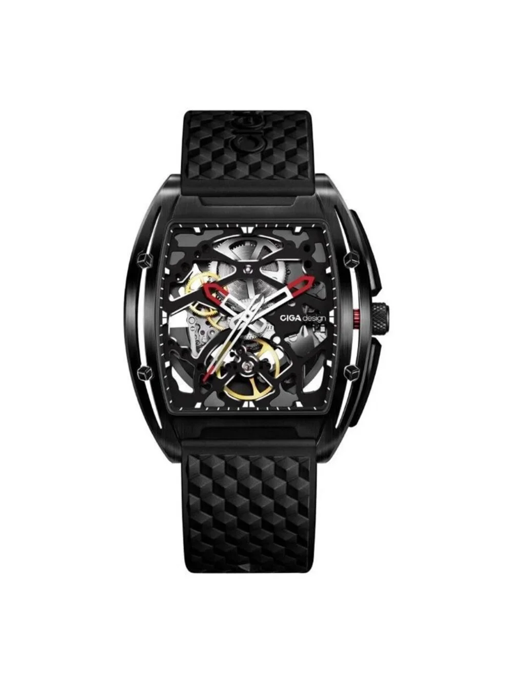 NWT Ciga Design Z Series Edge DCL Automatic Black Dial Men's Watch